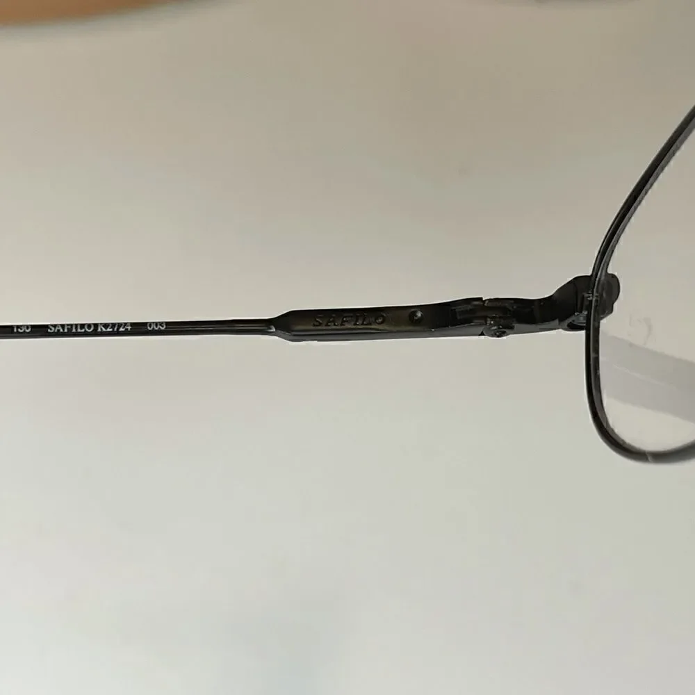 Small SAFILO stainless steel glasses unisex